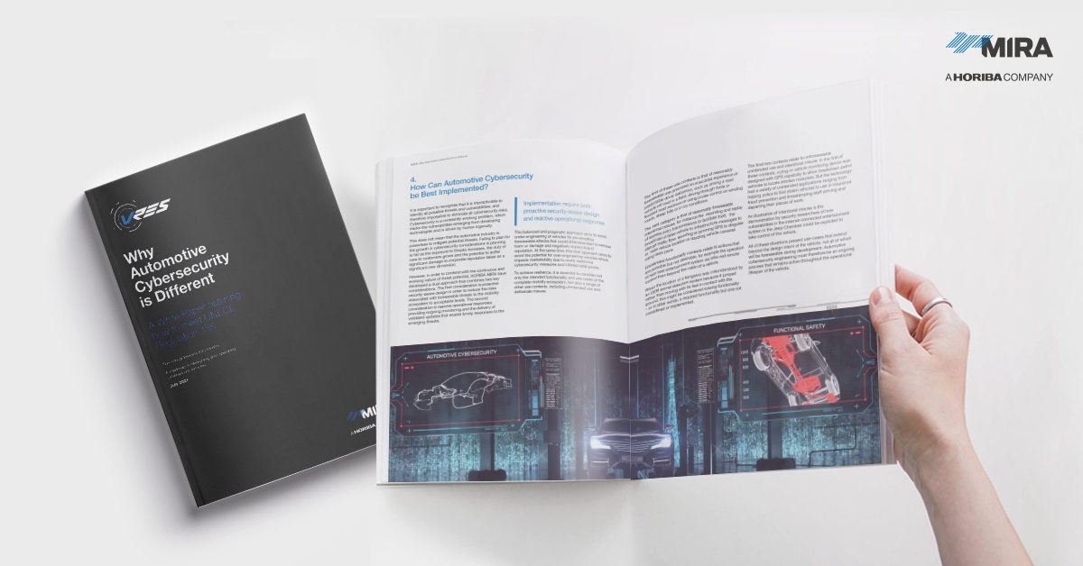 HORIBA MIRA’s Third Automotive Cybersecurity White Paper
