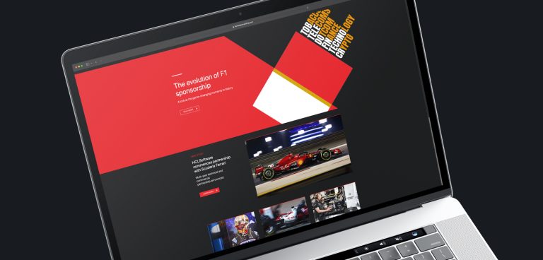 Formula Consulting - Reimagining an F1 sponsorship agency’s online presence