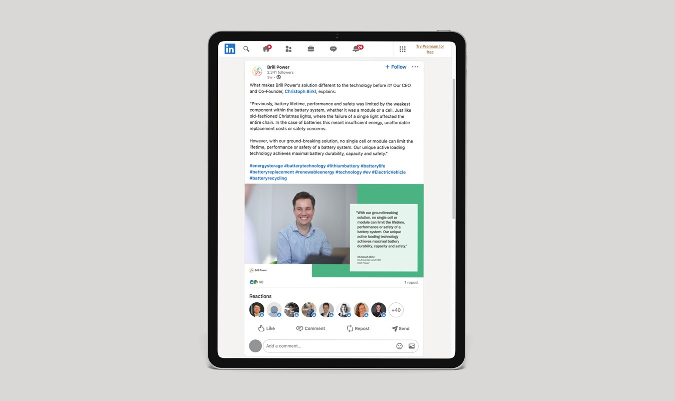 Social media investment communications
