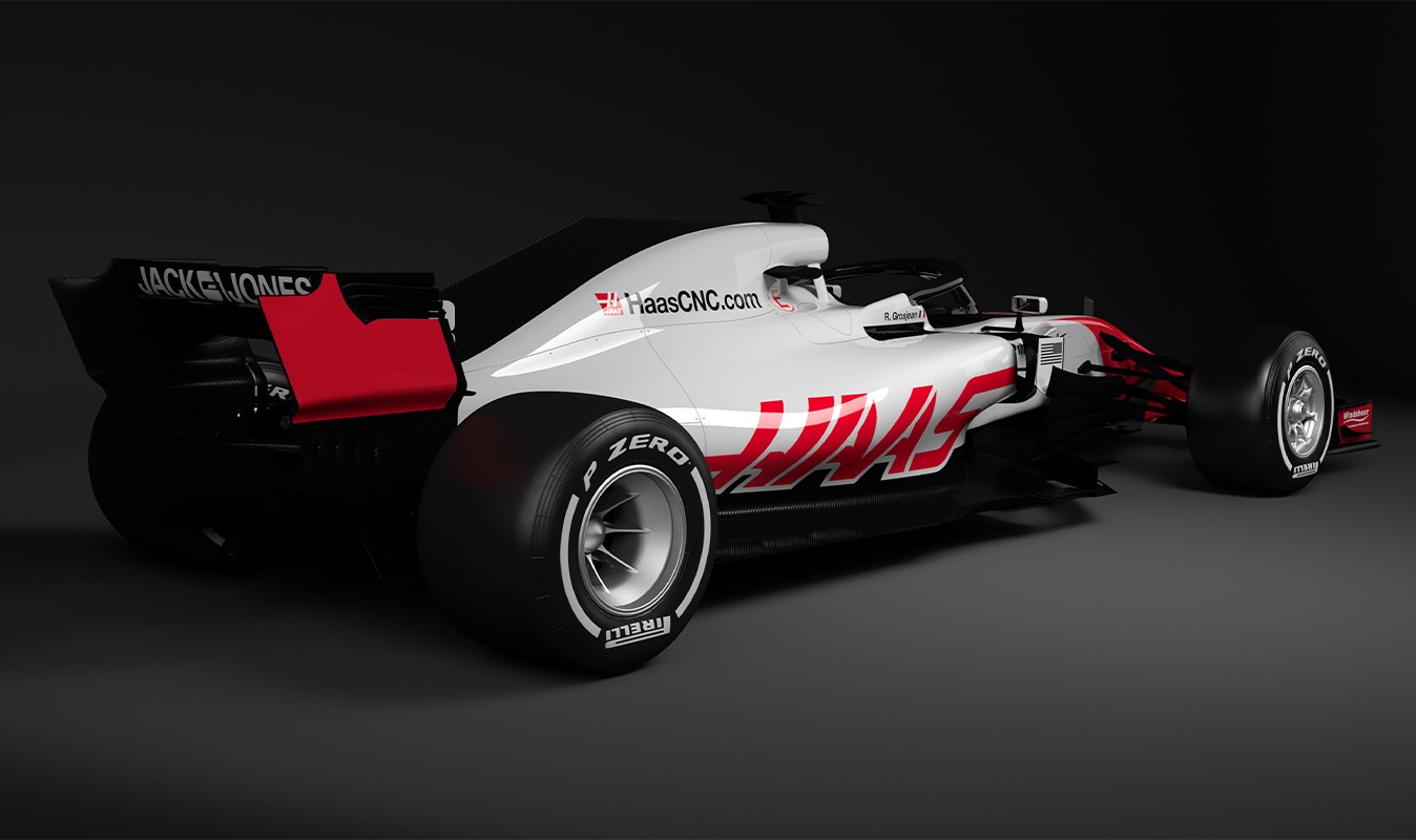HAAS F1 Team launch car renders by GroupWhistle
