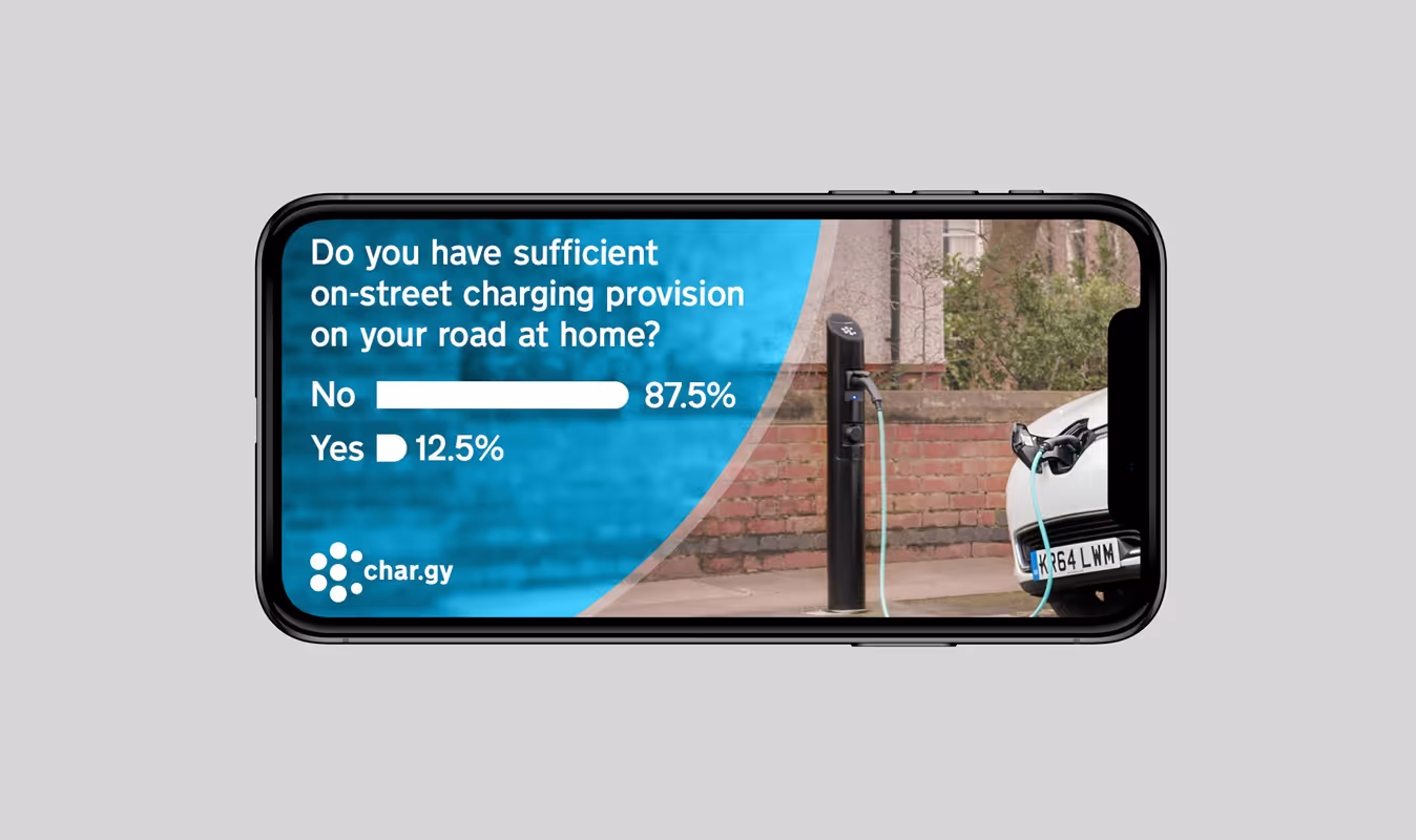 An example of digital infographic comms for char.gy
