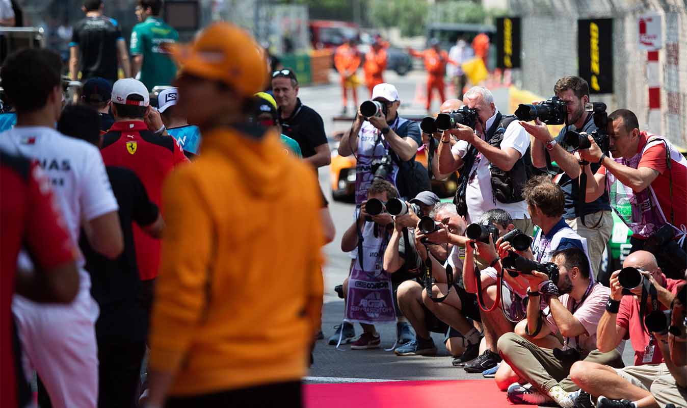 Branding, comms and social media support for F1 and motorsport drivers