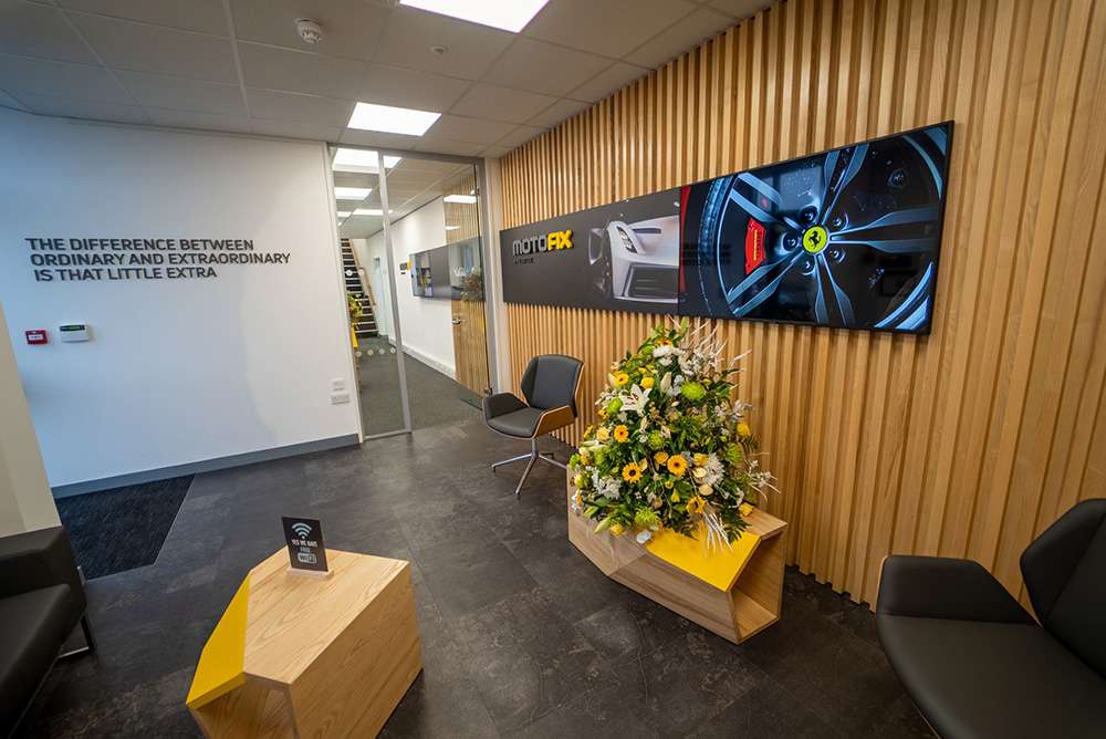 Motofix Prestige Reception Area