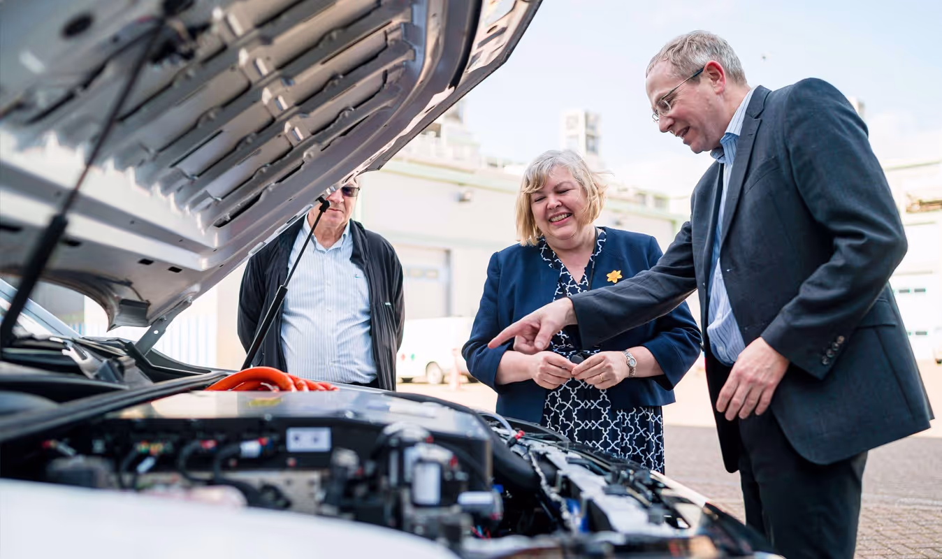 David Woolhouse at the launch of IE Drive