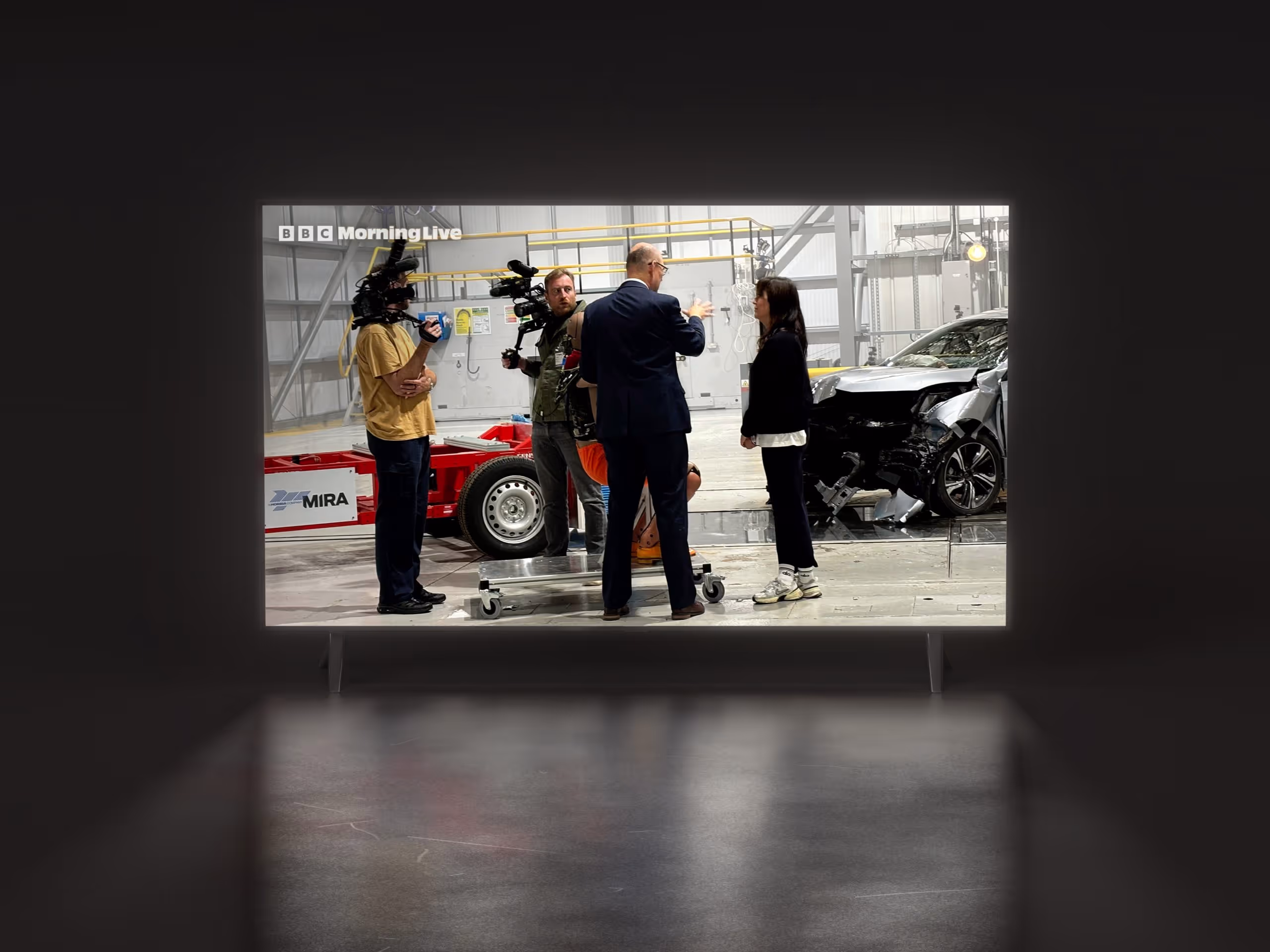 Passive Safety Campaign on BBC Morning Live