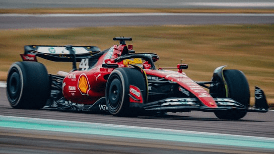 Lewis Hamilton visits Fiorano, Italy