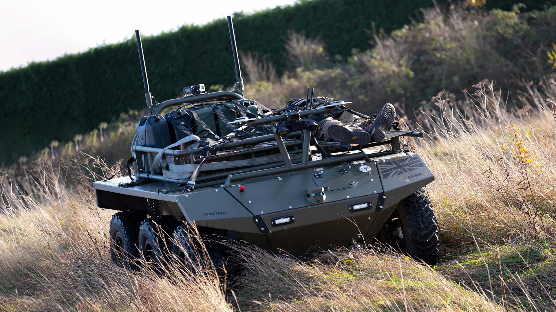 HORIBA MIRA’s VIKING UGV platform which has become a mainstay of the UK MOD’s evaluation of autonomous technologies